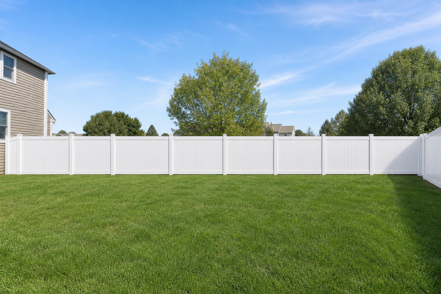Vinyl fence installation Cary NC